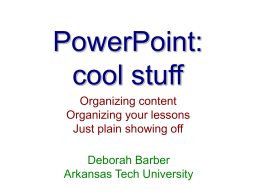 PowerPoint - Arkansas Tech University