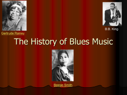 The History of Blues Music