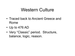 Western Culture