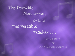 Portable Classroom Purple - portableteacher