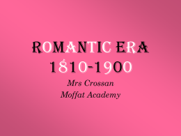 Romantic Era 1810-1900