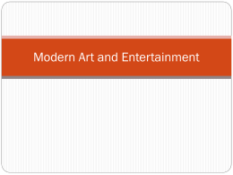 Modern Art and Entertainment - apeuro