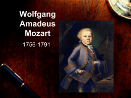 Mozart notes