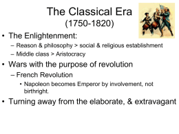 The Classical Era (1750