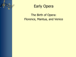 Opera - General Music