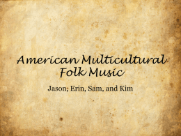 American Multicultural Folk Music