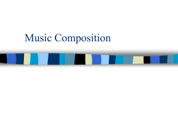 Music Composition - SCIE