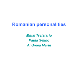 Romanian personalities