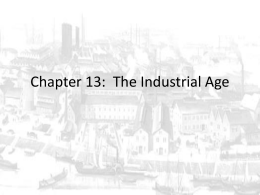 Chapter 13 The Industrial Agex