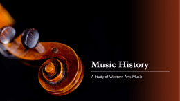 Intro to Music Historyx