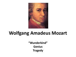 Wolfgang Amadeus Mozart