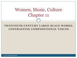 Women, Music, Culture Chapter 11