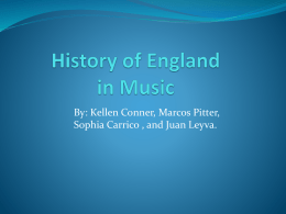 History of England in Music