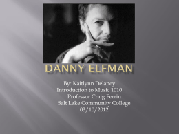 Danny Elfman - Kaitlynn`s Place