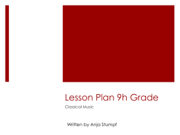 Lesson Plan 9h Grade