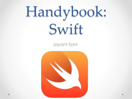 Handybook – Swift Presentation 7-8-14
