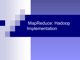 TOPIC 07--MapReduce-Hadoop--Shiva Teja Reddy Gopidi