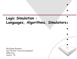 Overview of Simulation Engine Technology