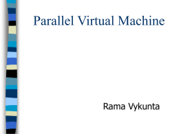 Parallel Virtual Machine
