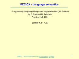 PZ03CX - Language semantics