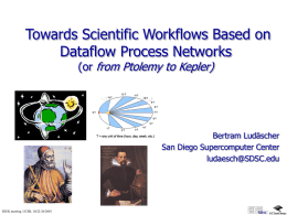 Towards Scientific Workflows Based on Dataflow Process Networks