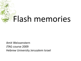 Flash memories