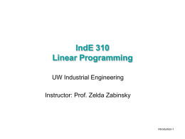 Introduction - UW Courses Web Server