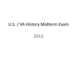 US-VA midterm 2013 recorded - Mr. Bunin
