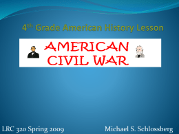4th Grade American History Lesson