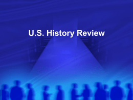 U.S. History Review PowerPoint