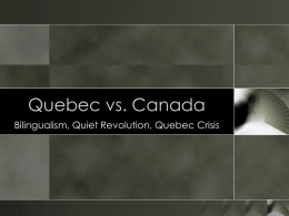 Quebec vs. Canada