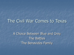 Texas and the Civil War