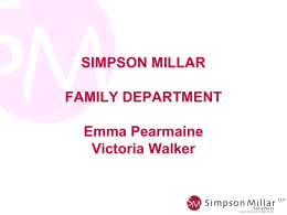 SIMPSON MILLAR FAMILY DEPARTMENT Emma Pearmaine …