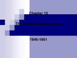 CHAPTER 4: THE UNION IN PERIL