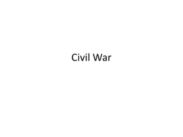 Civil War - Willis High School