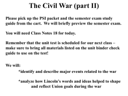Civil War Part II