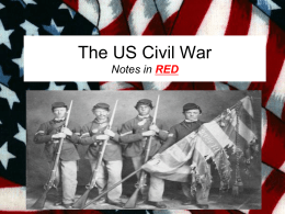 The US Civil War