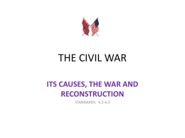 THE CIVIL WAR