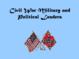 Military Leadership in the Civil War
