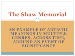 The Shaw Memorial