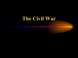 Civil War-US academic - EHuntNHS