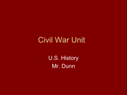 Civil War Unit - Springfield Public Schools