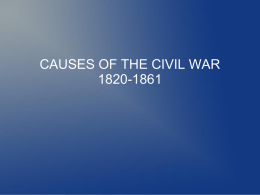 RUMBLINGS OF CIVIL WAR 1845