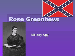 Rose Greenhow - USHistory8-8