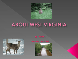About West Virgina - rclark10