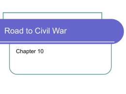 Road to Civil War