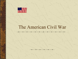 19 The American Civil War