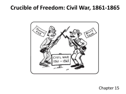 Civil War, 1861-1865 - Loudoun County Public Schools