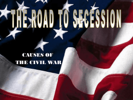 Causes of The Civil War PPT