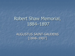 Robert Shaw Memorial - Humanities – Picturing America